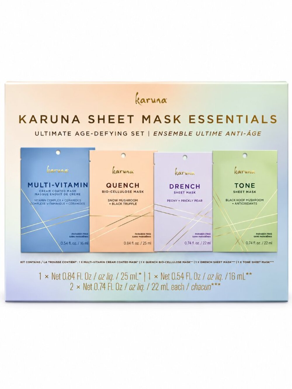 Luxury Gift Set - Karuna Ultimate Age Defying Set Sheet Masks